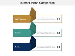 Internet plans comparison ppt powerpoint presentation slides background designs cpb