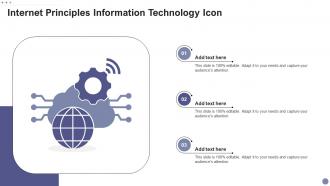Internet Principles Information Technology Icon