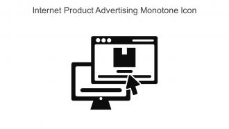 Internet Product Advertising Monotone Icon In Powerpoint Pptx Png And Editable Eps Format
