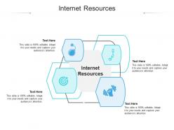 Internet resources ppt powerpoint presentation summary mockup cpb