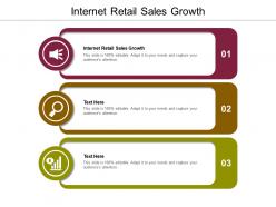 Internet retail sales growth ppt powerpoint presentation layouts aids cpb