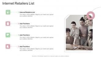 Internet Retailers List In Powerpoint And Google Slides Cpb