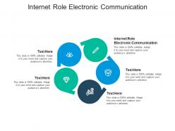 Internet role electronic communication ppt powerpoint presentation pictures skills cpb