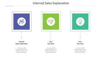 Internet sales explanation ppt powerpoint presentation slides influencers cpb