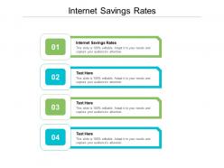 Internet savings rates ppt powerpoint presentation summary guide cpb