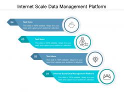 Internet scale data management platform ppt powerpoint presentation visual aids diagrams cpb