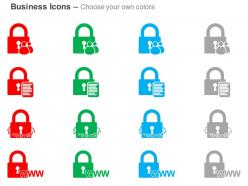 Internet security system techniques ppt icons graphics