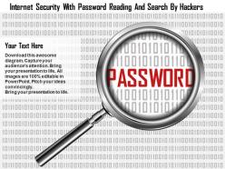 Internet security with password reading and search by hackers ppt slides