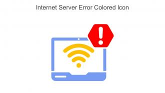 Internet Server Error Colored Icon In Powerpoint Pptx Png And Editable Eps Format