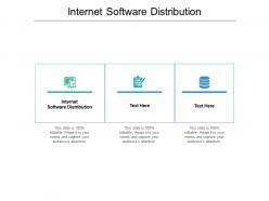 Internet software distribution ppt powerpoint presentation gallery layout cpb