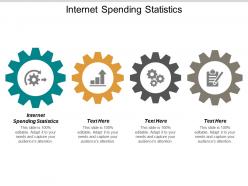 Internet spending statistics ppt powerpoint presentation example file cpb