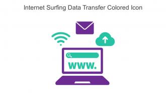 Internet Surfing Data Transfer Colored Icon In Powerpoint Pptx Png And Editable Eps Format
