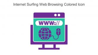 Internet Surfing Web Browsing Colored Icon In Powerpoint Pptx Png And Editable Eps Format