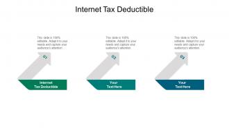 Internet tax deductible ppt powerpoint presentation gallery graphics design cpb