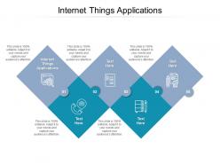 Internet things applications ppt powerpoint presentation outline slide cpb