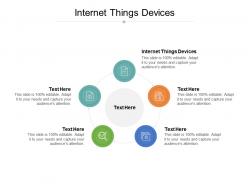 Internet things devices ppt powerpoint presentation model cpb