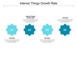 Internet things growth rate ppt powerpoint presentation ideas demonstration cpb