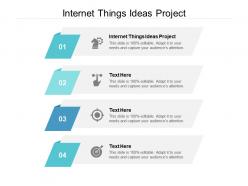 Internet things ideas project ppt powerpoint presentation model design inspiration cpb