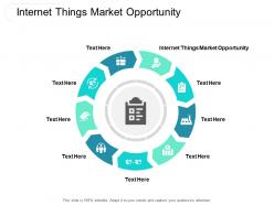 Internet things market opportunity ppt powerpoint presentation clipart cpb