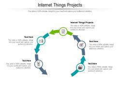 Internet things projects ppt powerpoint presentation gallery shapes cpb