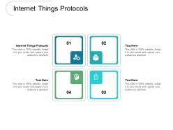 Internet things protocols ppt powerpoint presentation file ideas cpb