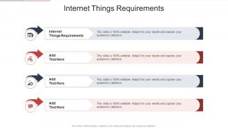 Internet Things Requirements In Powerpoint And Google Slides Cpb