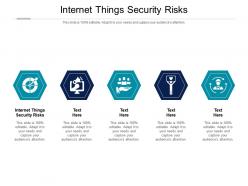 Internet things security risks ppt powerpoint presentation layouts display cpb