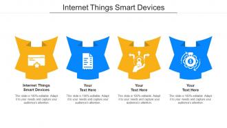 Internet Things Smart Devices Ppt Powerpoint Presentation Slides Shapes Cpb