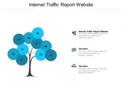 Internet traffic report website ppt powerpoint presentation model pictures cpb