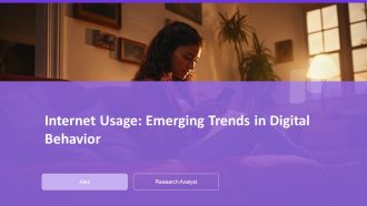Internet Usage Emerging Trends In Digital Behavior PPT Structure AT
