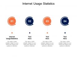 Internet usage statistics ppt powerpoint presentation model mockup cpb