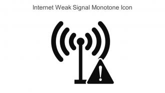 Internet Weak Signal Monotone Icon In Powerpoint Pptx Png And Editable Eps Format
