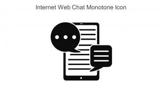 Internet Web Chat Monotone Icon In Powerpoint Pptx Png And Editable Eps Format