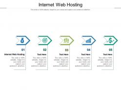 Internet web hosting ppt powerpoint presentation inspiration visuals cpb