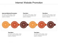 Internet website promotion ppt powerpoint presentation icon influencers cpb