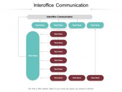 Interoffice communication ppt powerpoint presentation infographic template icon cpb