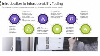 Interoperability Testing It Introduction To Interoperability Testing