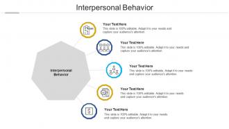 Interpersonal behavior ppt powerpoint presentation inspiration guidelines cpb