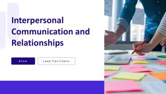 Interpersonal Communication And Relationships PPT Slides AT