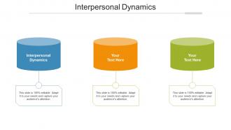 Interpersonal Dynamics Ppt Powerpoint Presentation Slides Shapes Cpb
