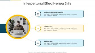 Interpersonal Effectiveness Skills In Powerpoint And Google Slides Cpb