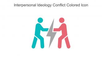 Interpersonal Ideology Conflict Colored Icon In Powerpoint Pptx Png And Editable Eps Format