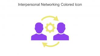 Interpersonal Networking Colored Icon In Powerpoint Pptx Png And Editable Eps Format