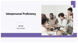 Interpersonal Proficiency PPT Presentation ST AI