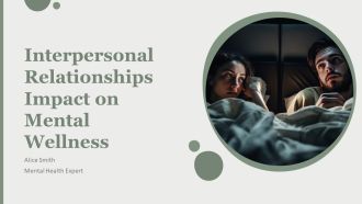 Interpersonal Relationships Impact On Mental Wellness PPT Outline AT