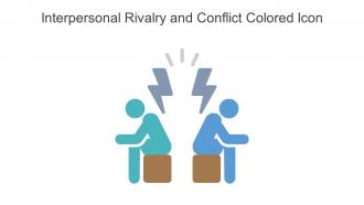 Interpersonal Rivalry And Conflict Colored Icon In Powerpoint Pptx Png And Editable Eps Format