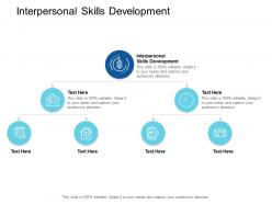 Interpersonal skills development ppt powerpoint presentation professional cpb