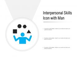 Interpersonal Skills Icon With Man