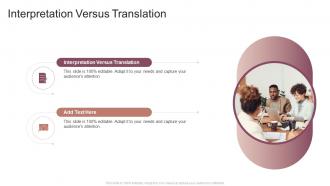 Interpretation Versus Translation In Powerpoint And Google Slides Cpb