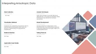 Interpreting Anisotropic Data PPT Outline ST AI SS